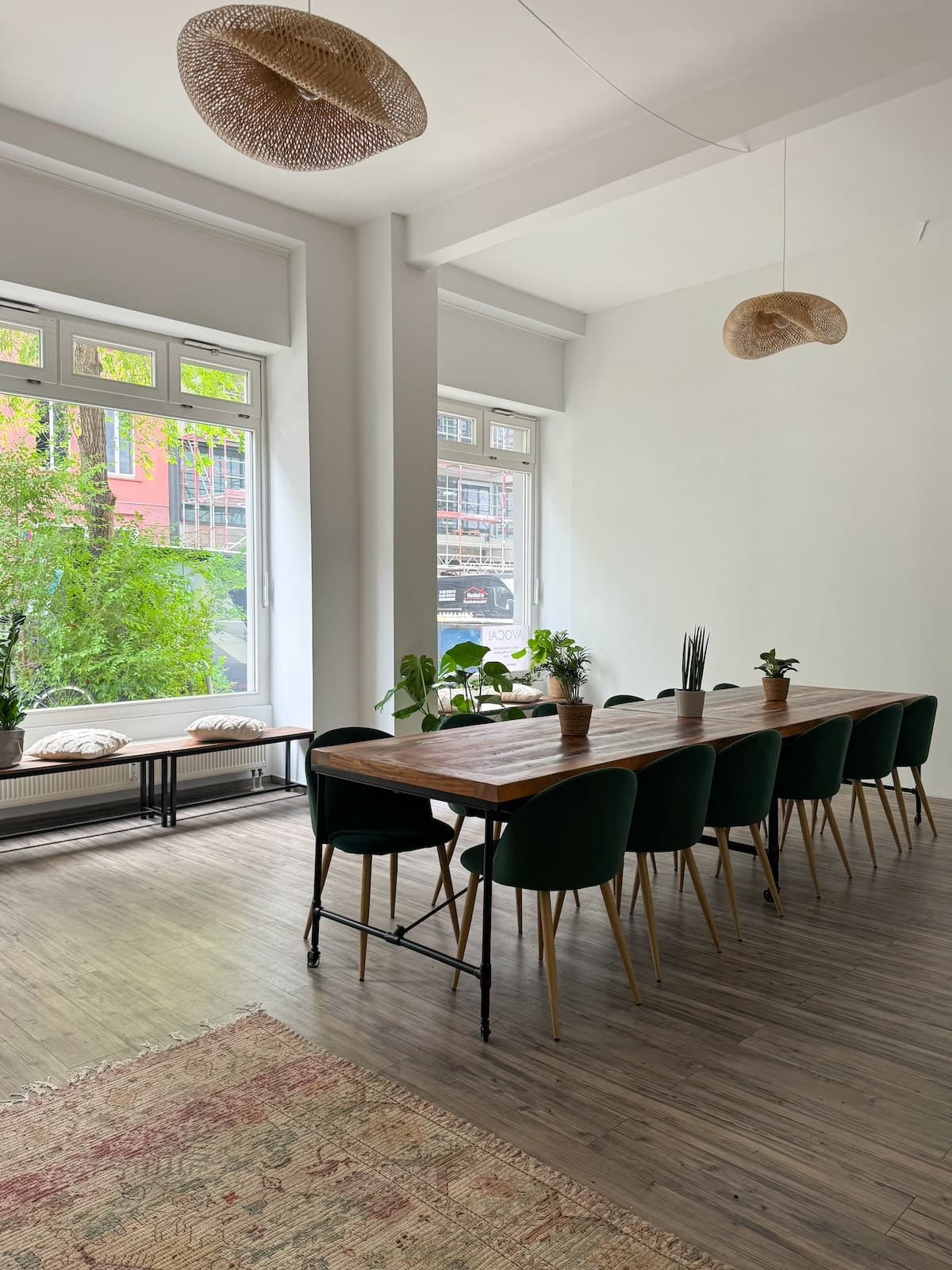 Heller Workshop-Bereich im Eventspace BALI